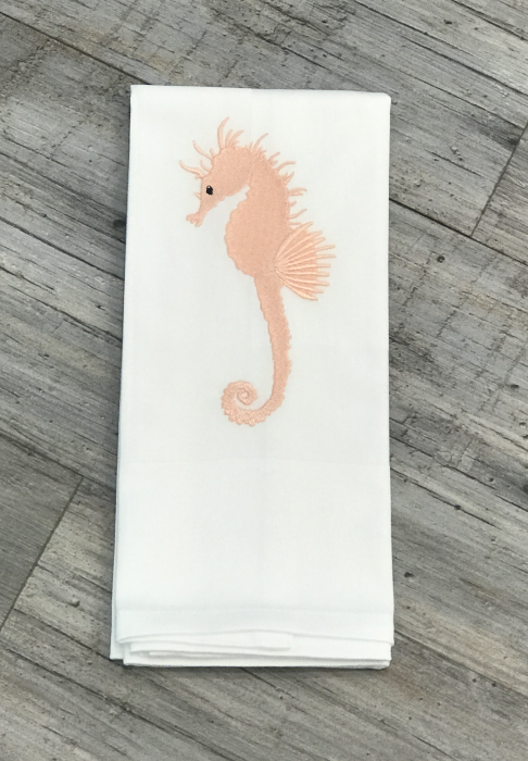 - Serviette 50 x 50 cm Seepferdchen